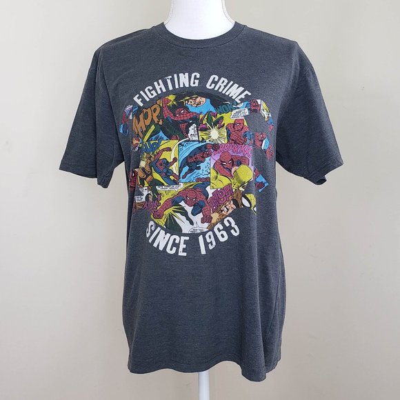 MARVEL Fighting Crime Since 1963 T-Shirt Small - Picture 1 of 12